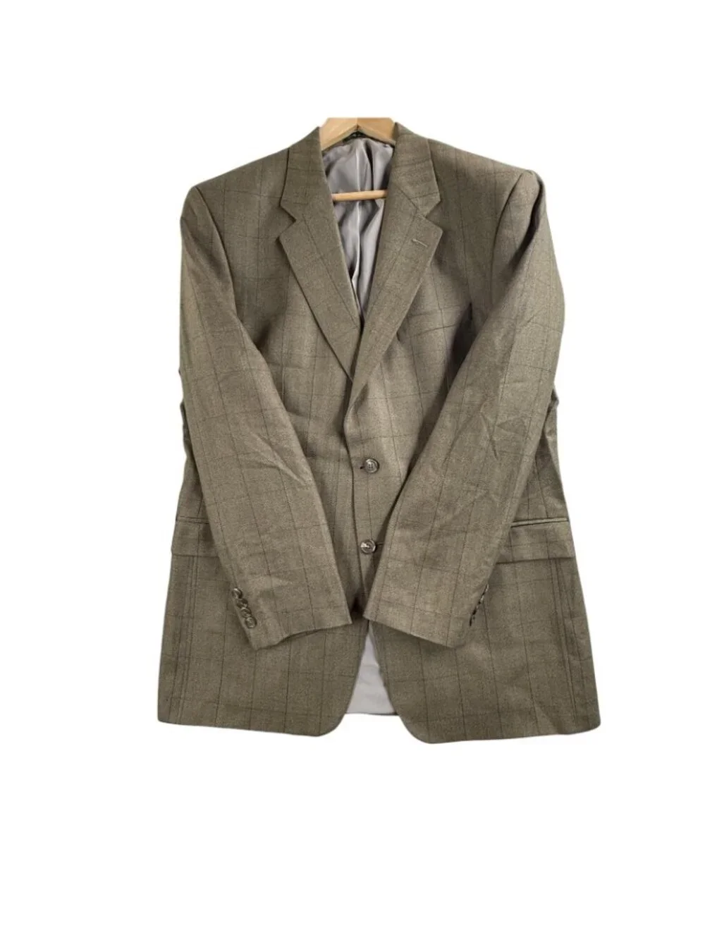 Lauren Ralph Lauren Blazer Mens 42L Brown Herringbone Tweed Sport Coat Jacket